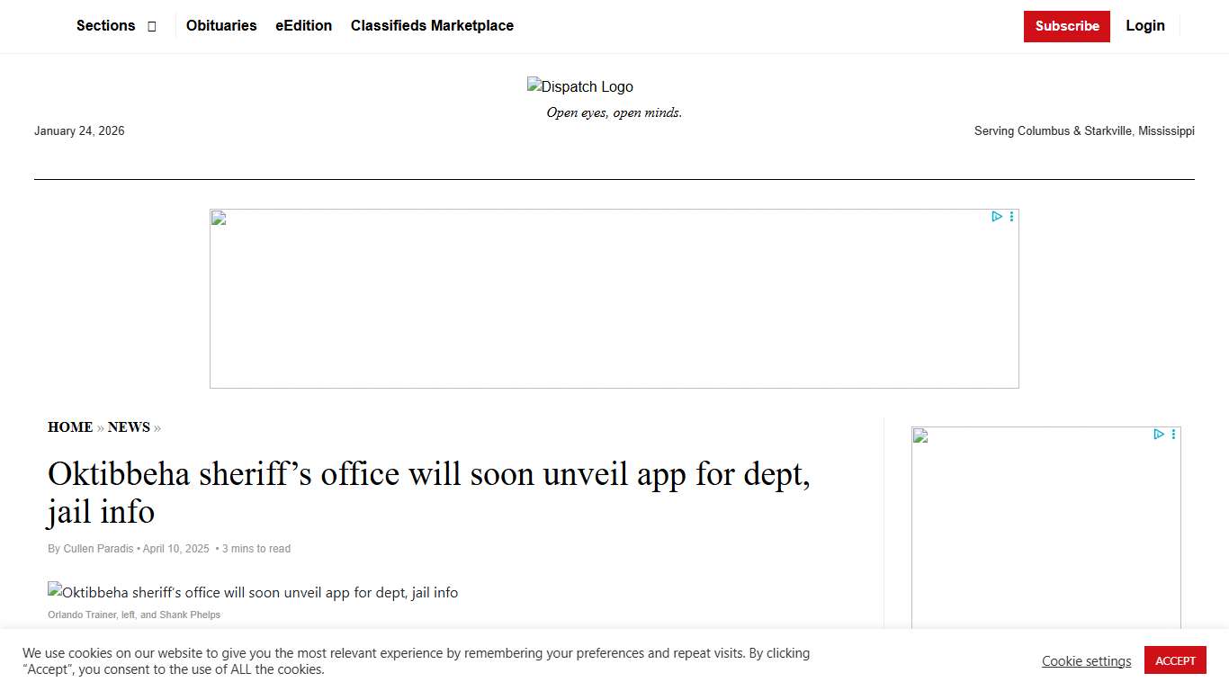 Oktibbeha sheriff’s office will soon unveil app for dept, jail info - The Dispatch